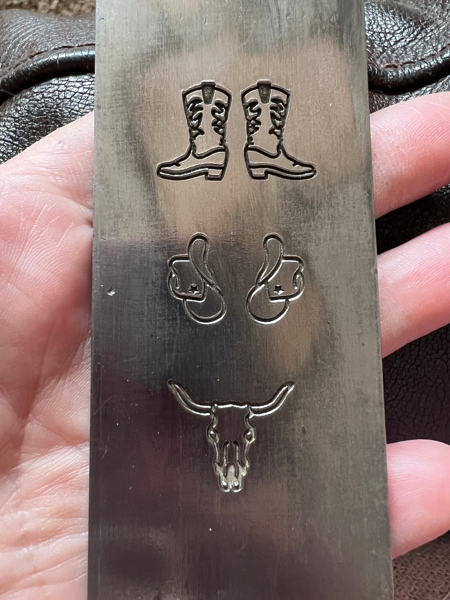 Cowboy theme plate