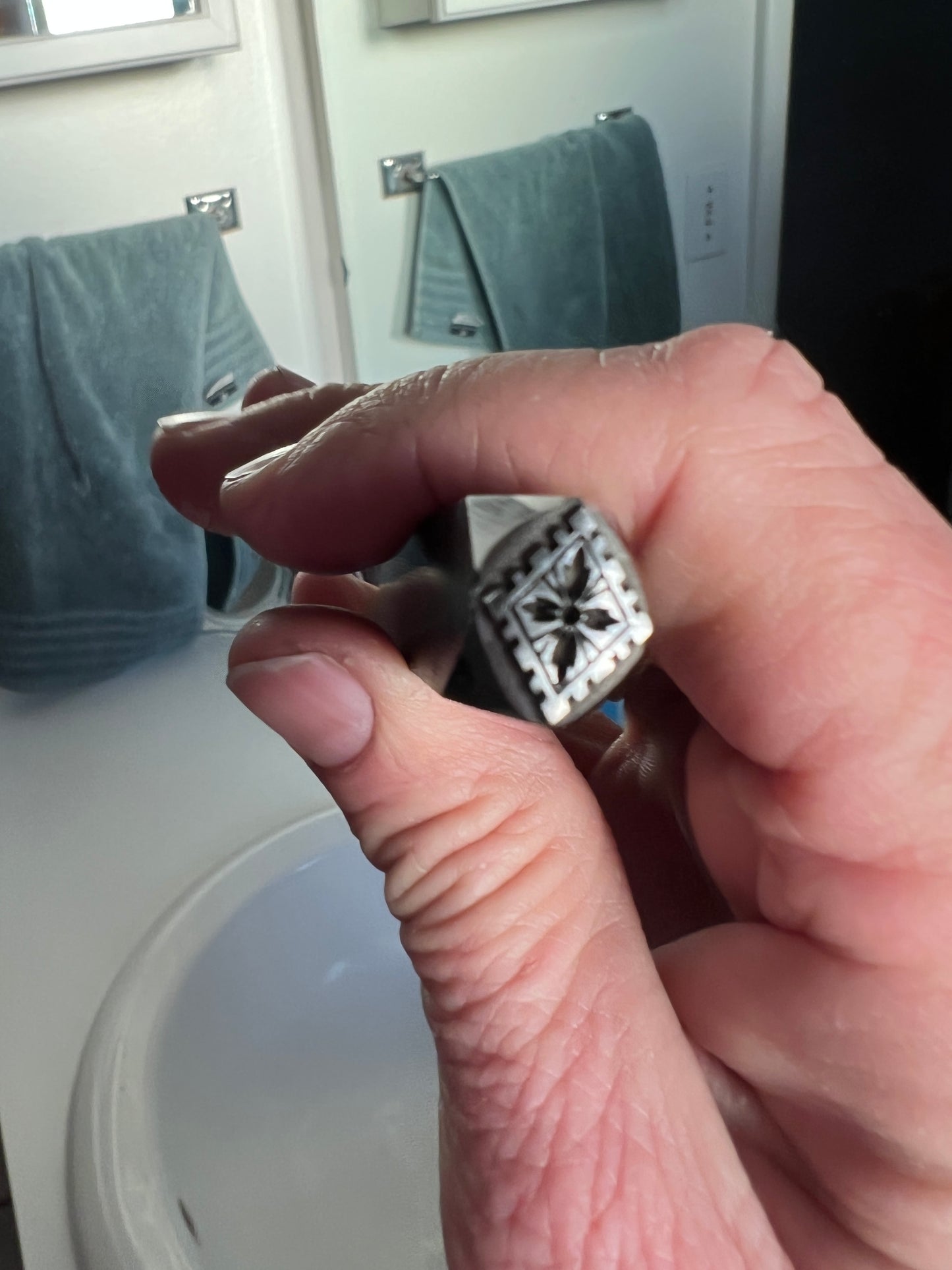 Flower Diamond Stamp