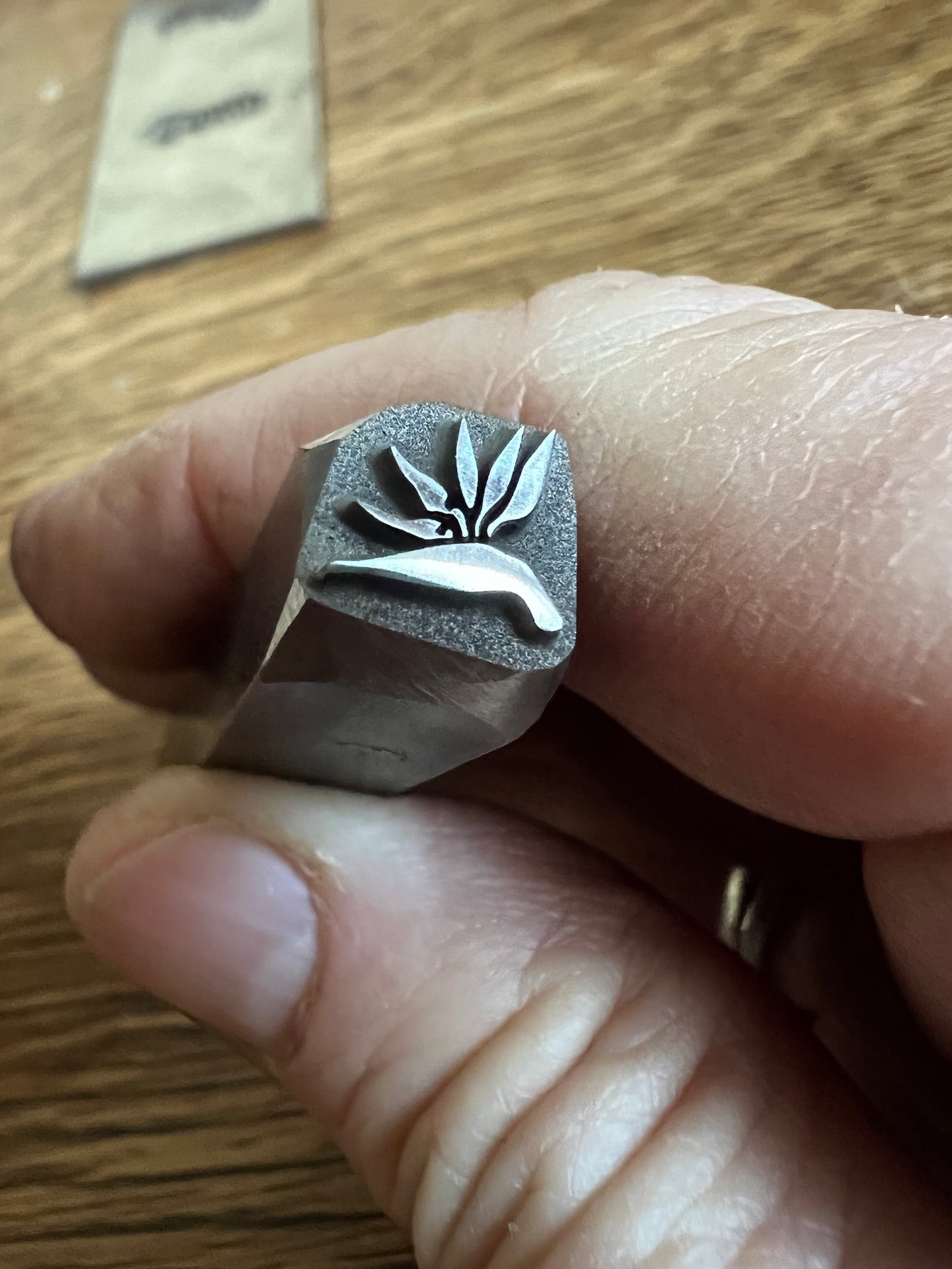 Bird of paradise stamp