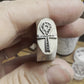 Ankh with hieroglyphics