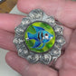 Enamel fish pendant