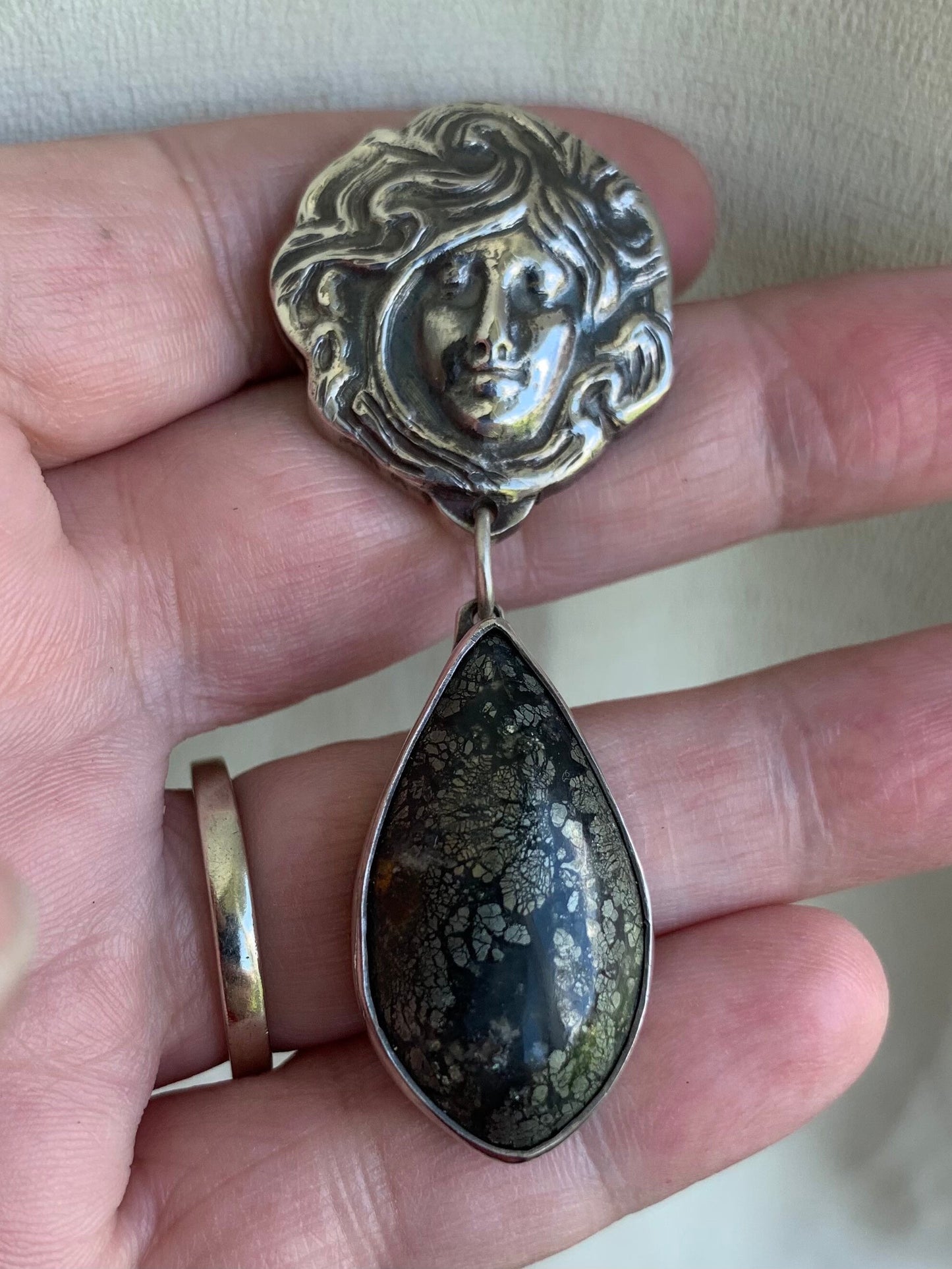 Marcasite Maiden Pendant