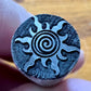 Spiral sun stamp