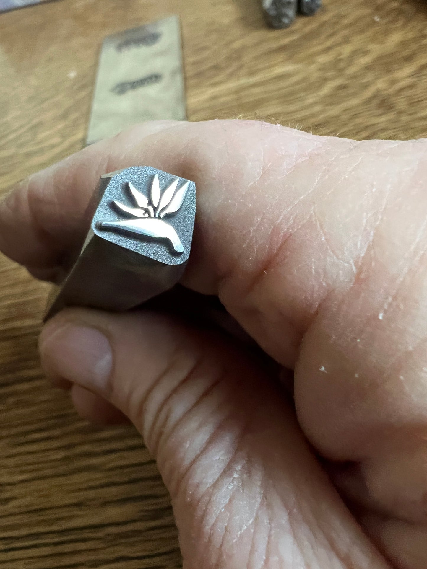 Bird of paradise stamp