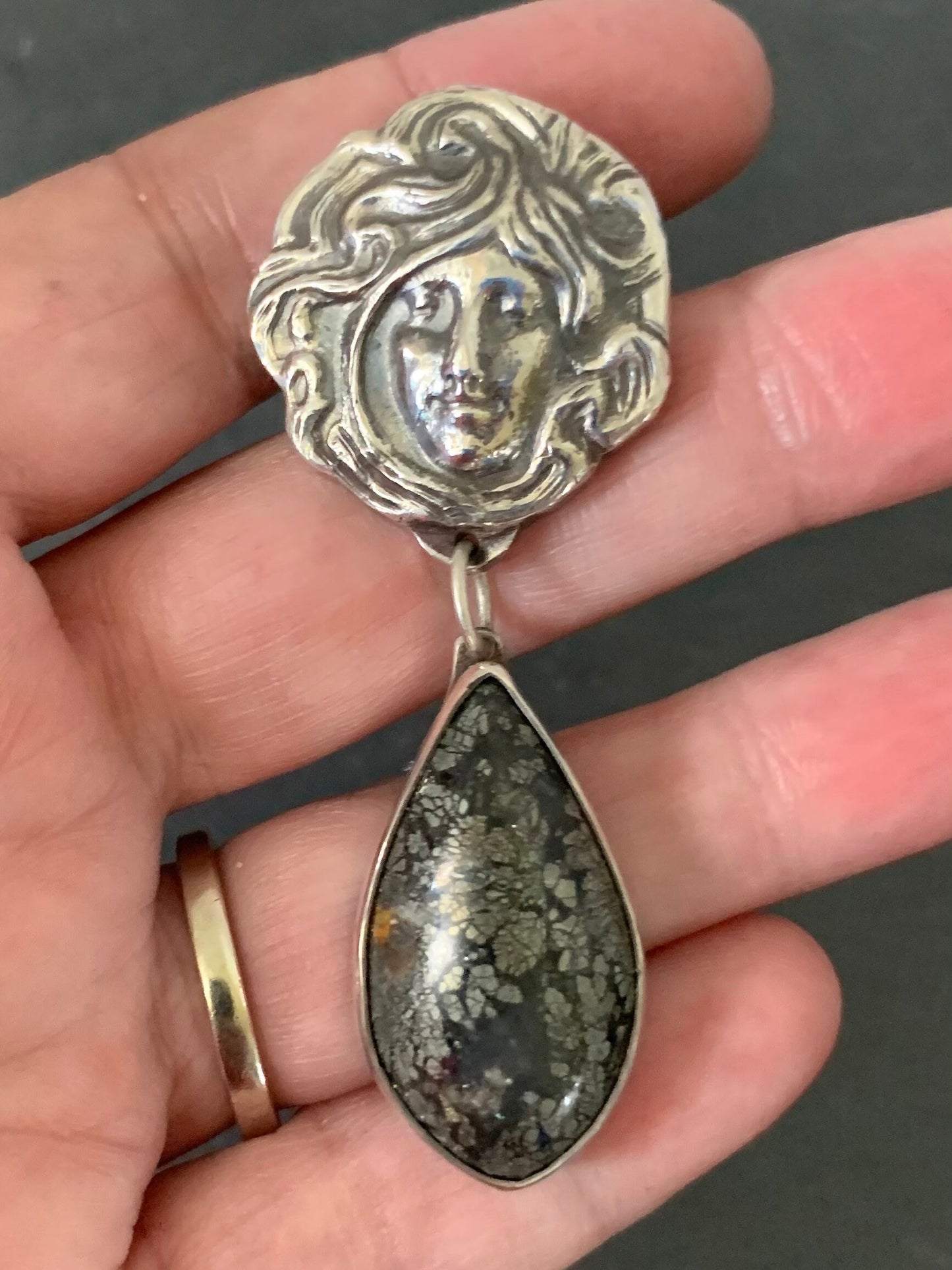 Marcasite Maiden Pendant