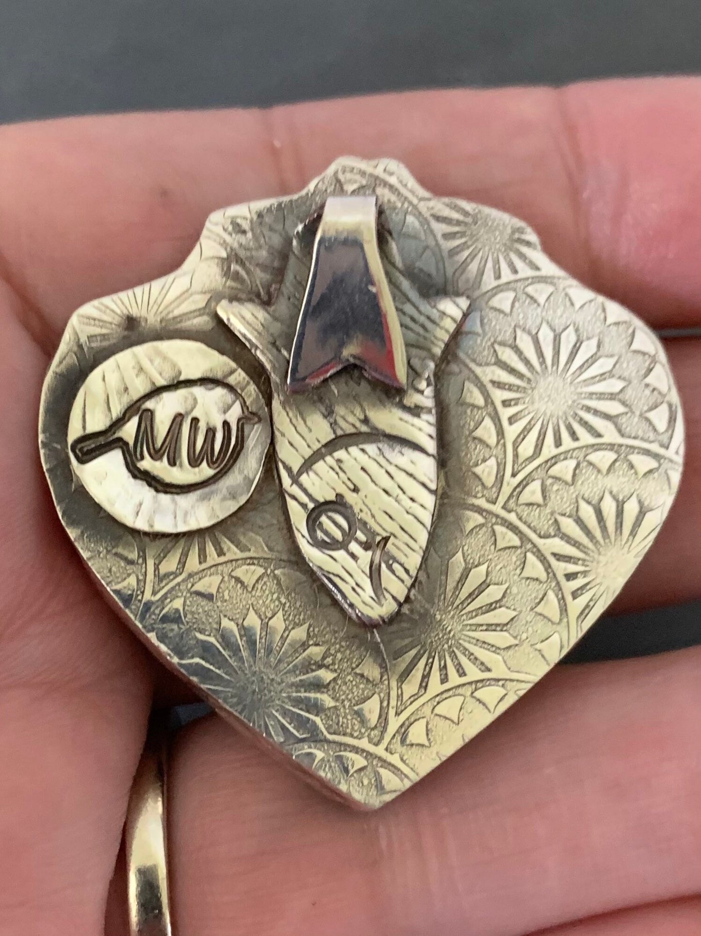 Art Nouveau Maiden with Heart