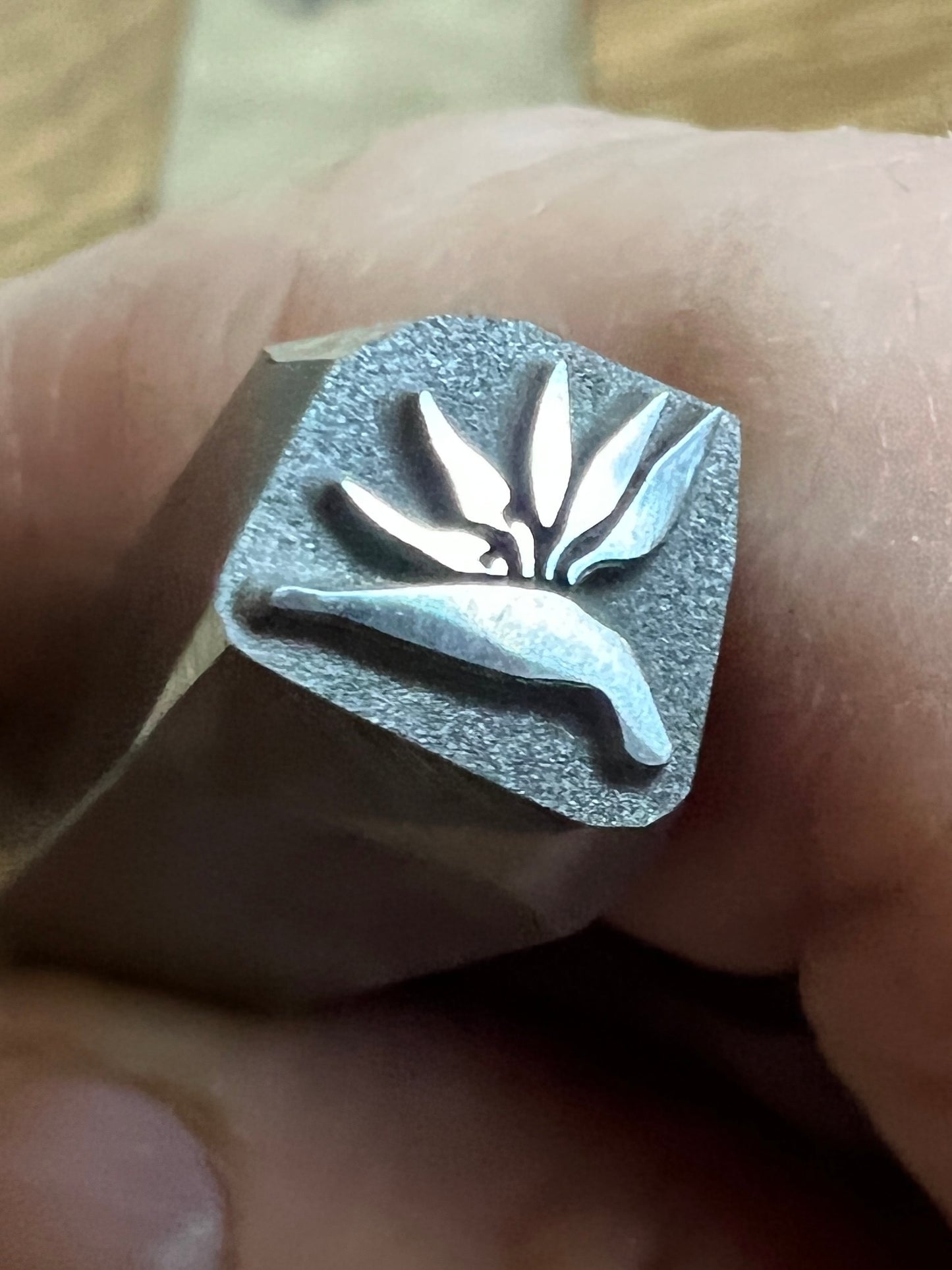 Bird of paradise stamp