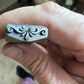 Scrollwork border stamp