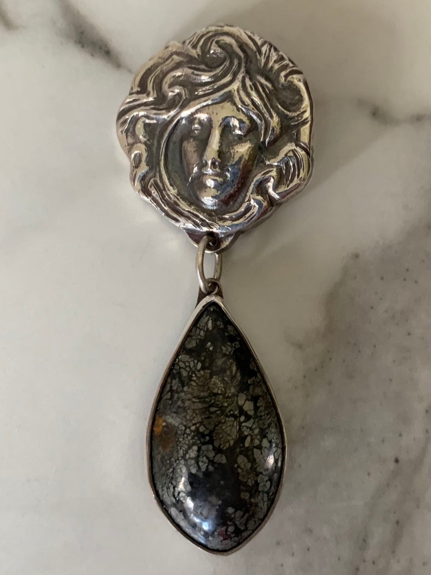 Marcasite Maiden Pendant