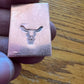 Cow skull stamp