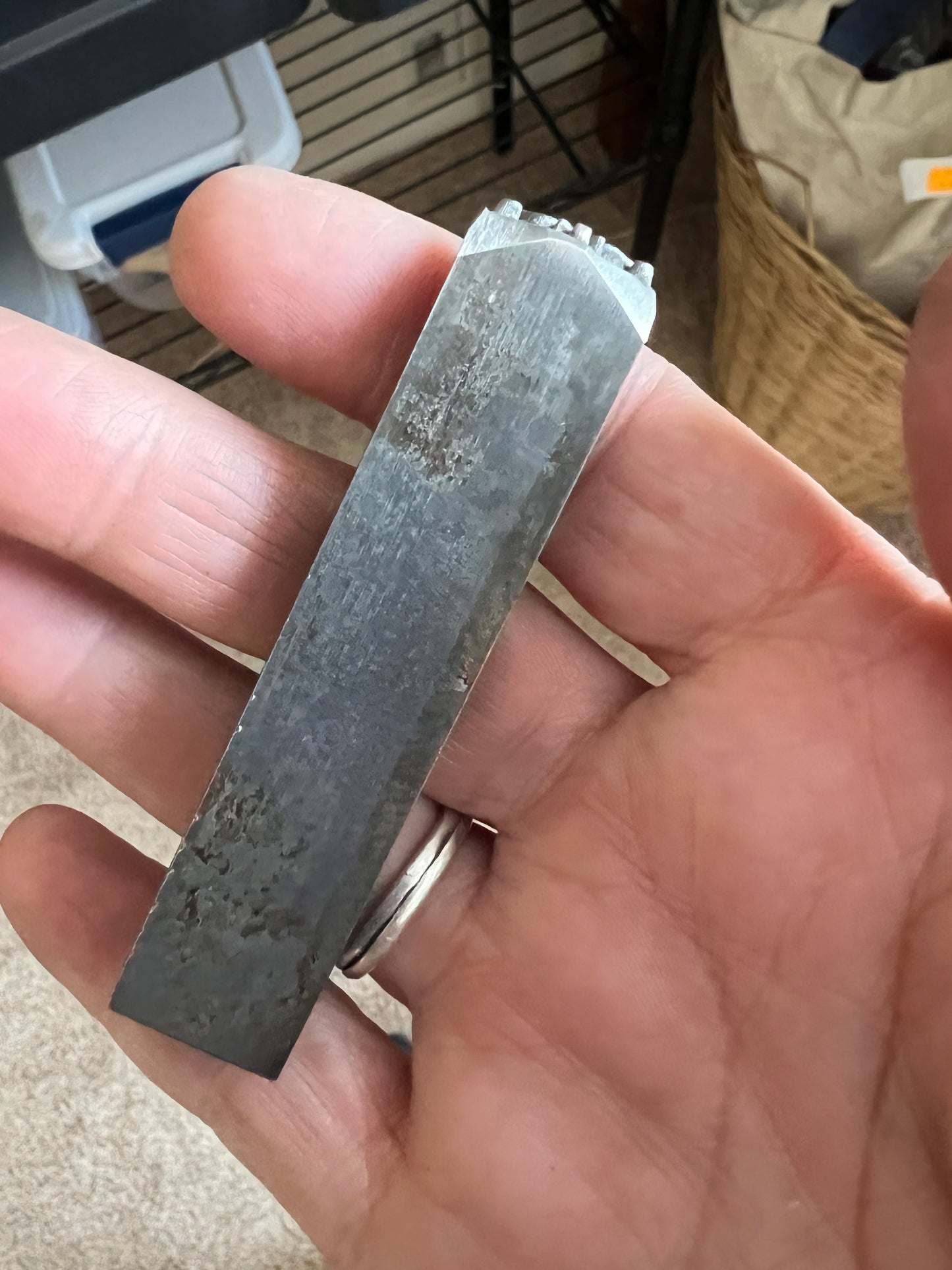 Scrollwork border stamp